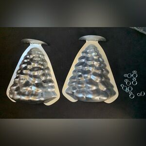 Vintage Christmas Tree 3D C Rice Krispy Cake Pan Wilton 502-607 1973